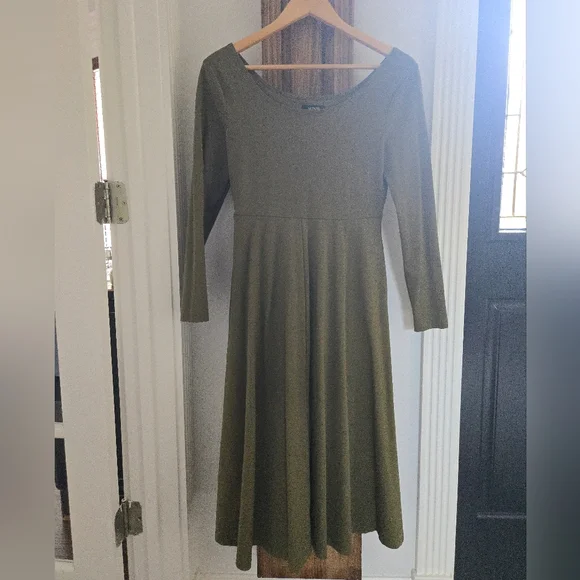 Alfani | Dresses | Alfani Olive Green Dress | Poshmark